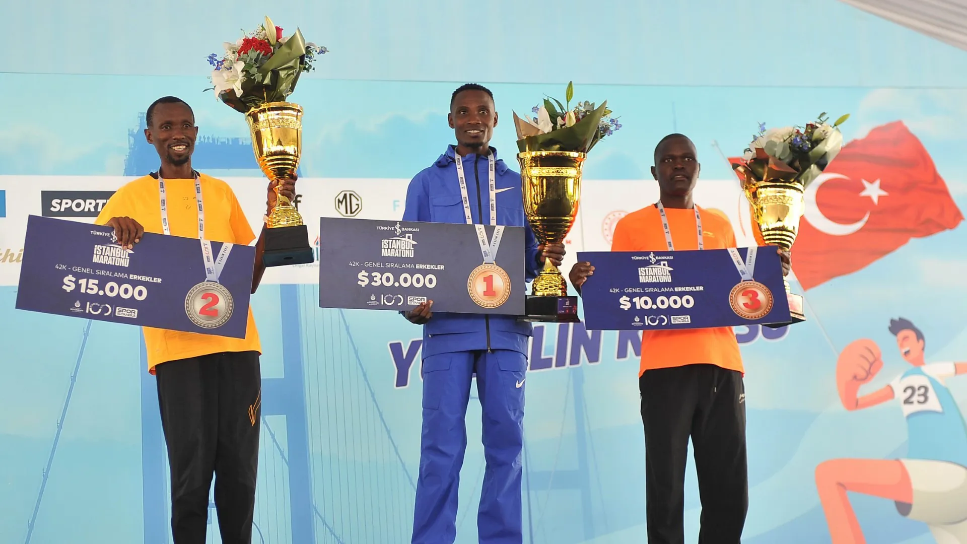 stanbul Maratonu na Kenyal atletler damga vurdu Antalya Sekt rel